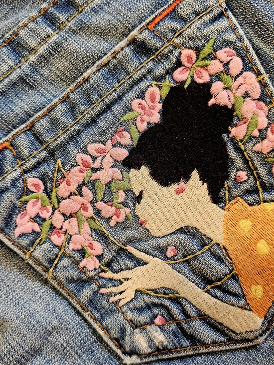 True Religion Denim - True Religion Geisha Embroidered Y2K Jeans – Rare Vintage | Size 27